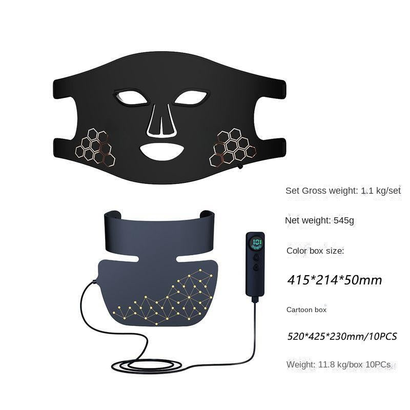 Photon facial rejuvenation mask beauty set with infrared therapy combination